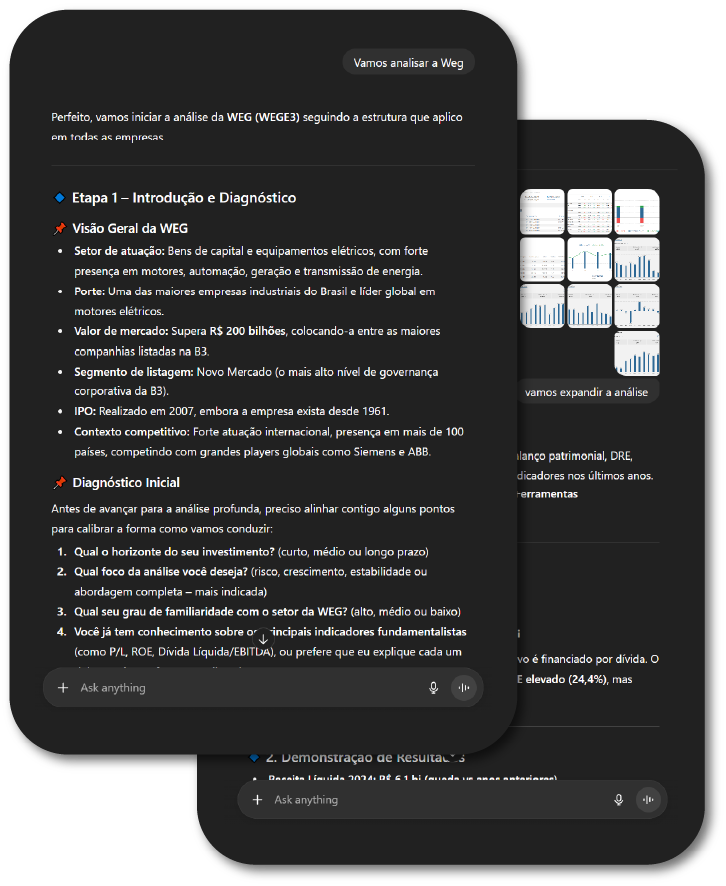Seus GPTs Personalizados de análises de empresas.